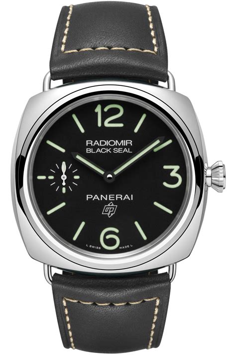 panerai black seal date|panerai radiomir black seal pam00183.